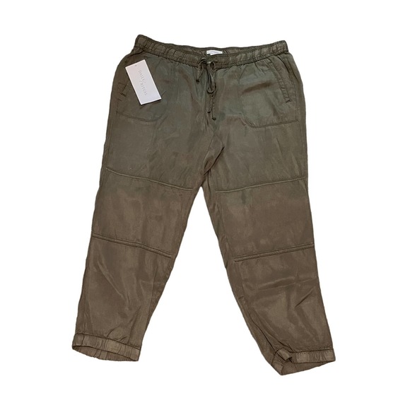 Daily Ritual Army Green Jogger Womens Size 16 Pockets Drawstring New With Tags - Picture 1 of 3